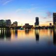 Dowtown Orlando, FL at Twilight