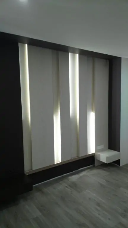 Cтеновые панели из шпона с подсветкой LED